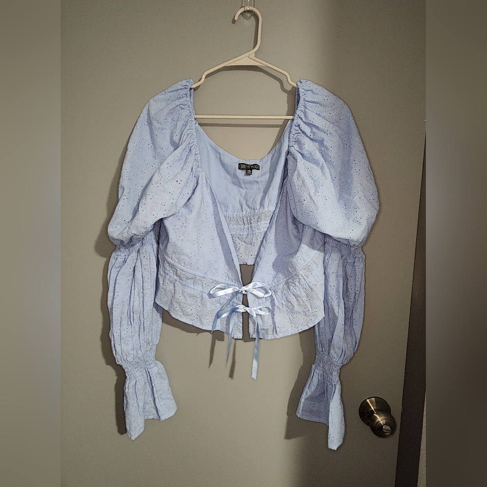 Powder Boogie Down Eyelet Lace Top